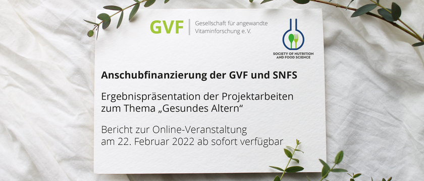 GVF SNFS Forschungsprojekt